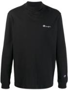 Champion Contrast Logo Jumper - Black