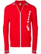 Eleventy Logo Print Track Fleece - Red