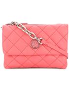 Moncler - Georgine Crossbody Bag - Women - Calf Leather - One Size, Pink/purple, Calf Leather