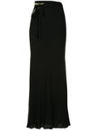 Haider Ackermann Wrap-around Long Skirt - Black