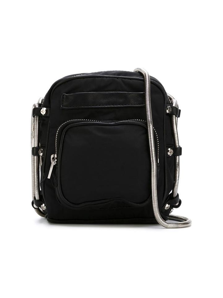 Alexander Wang Brenda Camera Crossbody Bag, Women's, Black, Calf Leather/cotton