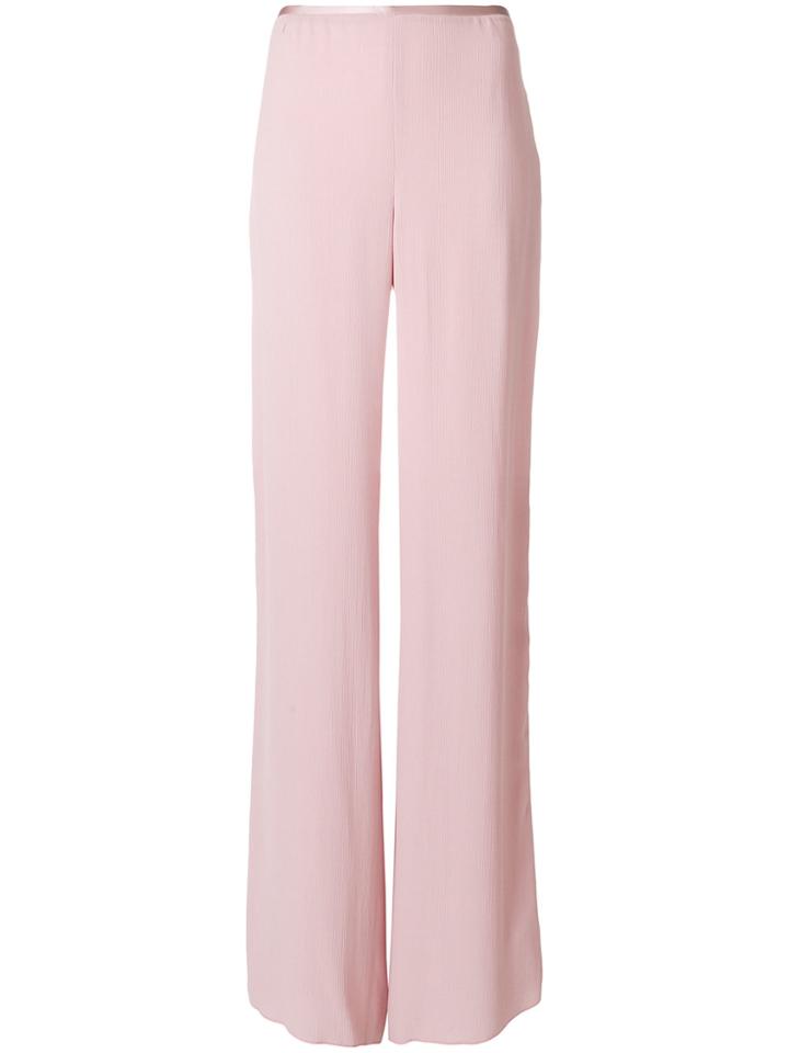 Giorgio Armani High-waist Tailored Trousers - Pink & Purple