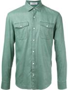 Cerruti 1881 - Longsleeve Shirt - Men - Cotton - Xl, Green, Cotton