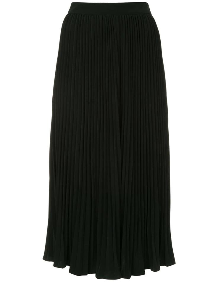 Co Pleated Midi Skirt - Black