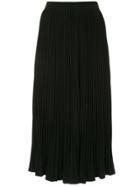 Co Pleated Midi Skirt - Black