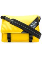 Prada Logo Crossbody Bag - Yellow & Orange