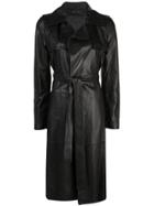 Federica Tosi Belted Trench Coat - Black