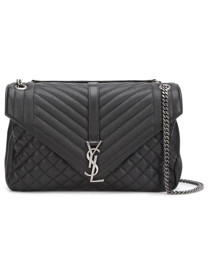 Saint Laurent - Large 'monogram' Satchel - Women - Leather - One Size, Women's, Black, Leather
