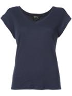 A.p.c. - Short Sleeve T-shirt - Women - Cotton/modal - S, Blue, Cotton/modal