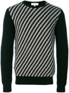 Salvatore Ferragamo - Striped Jumper - Men - Cashmere/wool - L, Black, Cashmere/wool