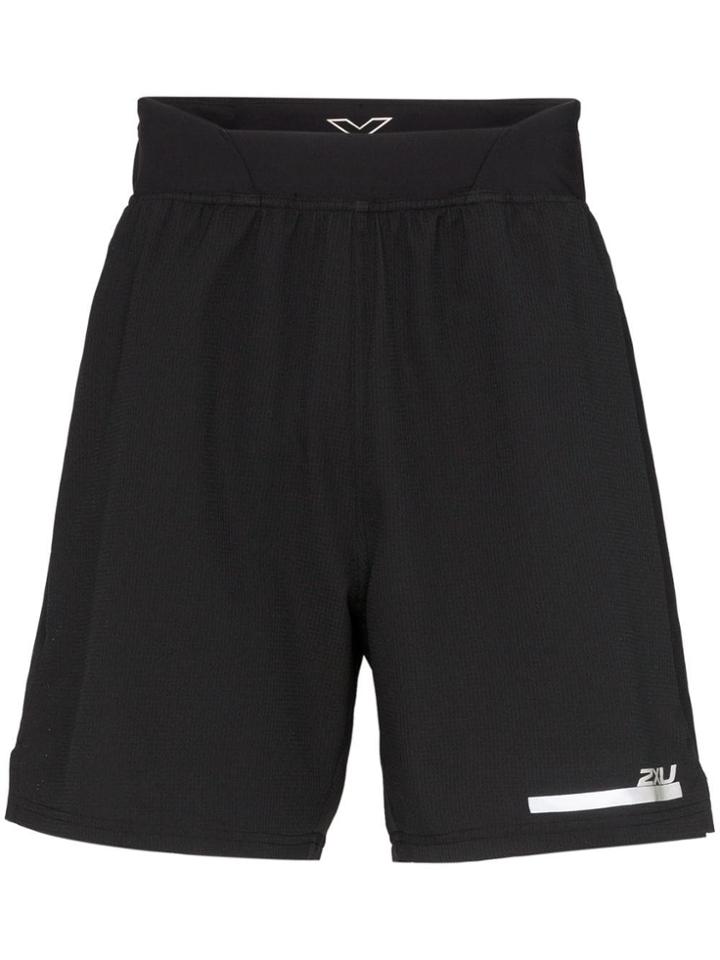 2xu 2 In 1 Compression Shorts - Black
