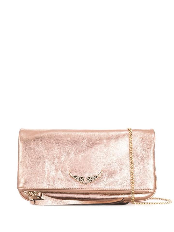 Zadig & Voltaire Rock Crush Clutch Bag - Pink