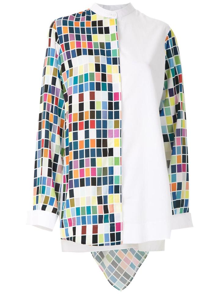 Gloria Coelho Printed Hooded Shirt - White