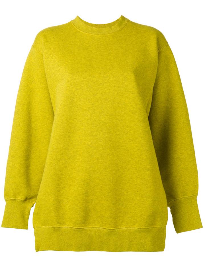 Ports 1961 Oversized Jumper, Women's, Size: Large, Green, Cotton