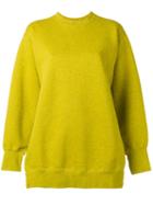Ports 1961 Oversized Jumper, Women's, Size: Large, Green, Cotton