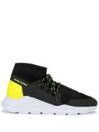 Daniel Patrick Concept Sock Runner Sneakers - Black