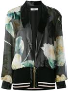 Lanvin - Printed Bomber Jacket - Women - Silk/polyester/polyurethane/viscose - 38, Silk/polyester/polyurethane/viscose