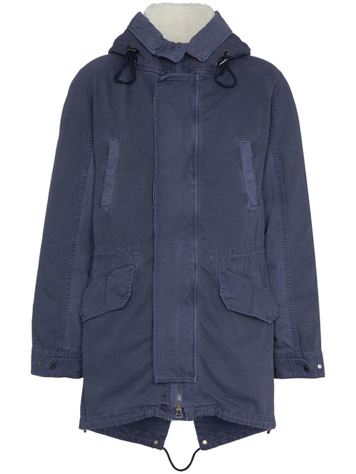 Yves Salomon Yves Ctt Lmb Prfortd Prka Blue