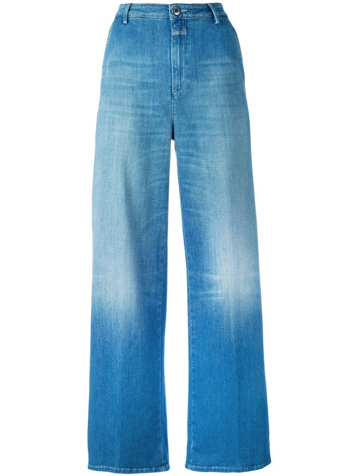 Closed - Flared Jeans - Women - Cotton/polyester/spandex/elastane - 30, Blue, Cotton/polyester/spandex/elastane