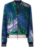 Emilio Pucci Palm Print Bomber Jacket