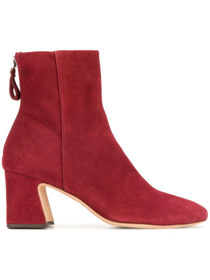 Alexandre Birman Corella Ankle Boots - Red