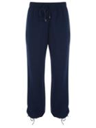 Talie Nk Silk Trousers, Women's, Size: 36, Blue, Silk