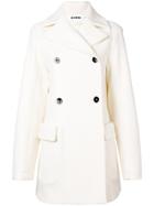 Jil Sander Classic Double-breasted Coat - White