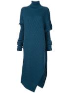 G.v.g.v. Asymmetric Knit Dress - Blue