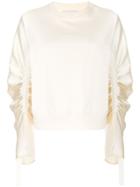 3.1 Phillip Lim Ruched Sleeve Top - Yellow