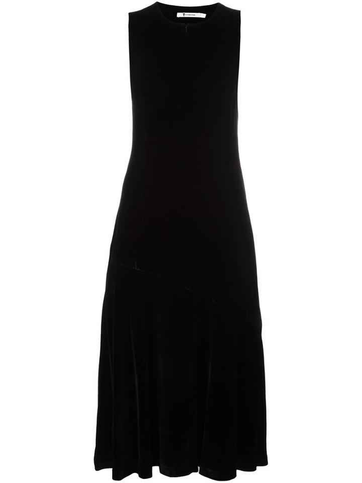 T By Alexander Wang Velvet Flared Dress