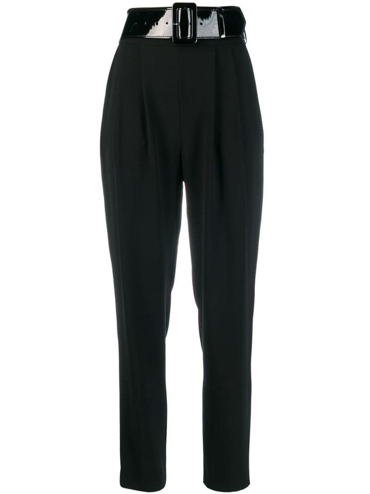 P.a.r.o.s.h. Chunky Belt Trousers - Black