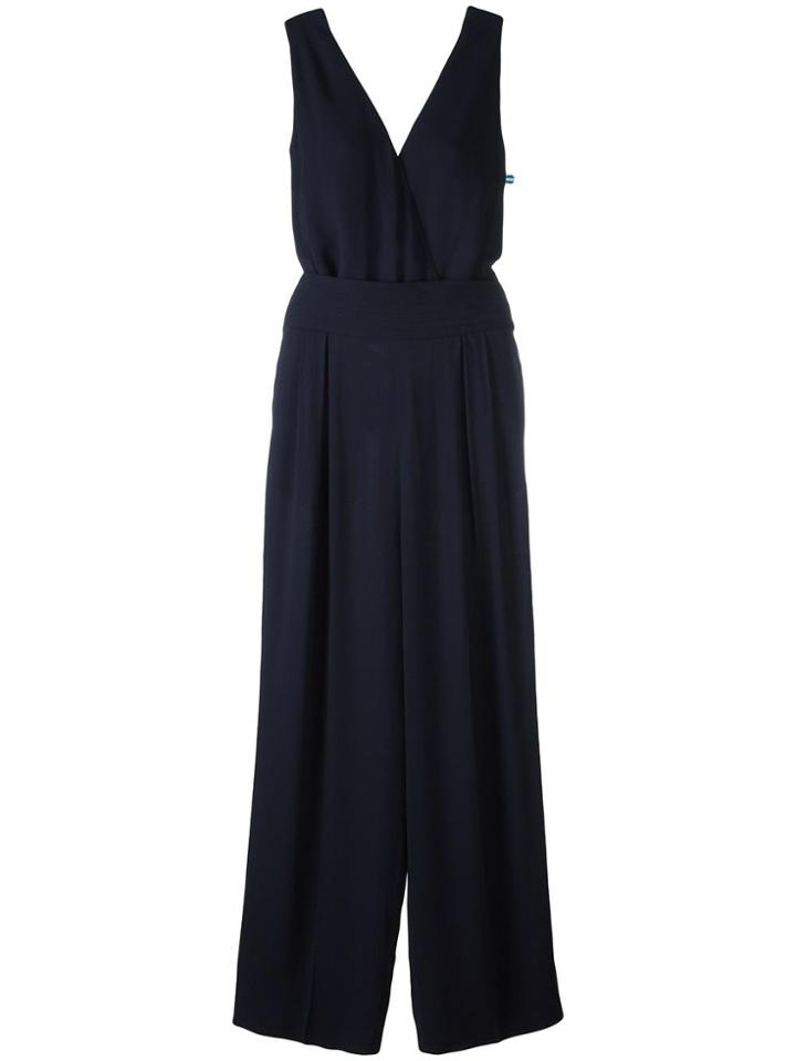 Maison Margiela Wrap-style Sleeveless Jumpsuit - Blue