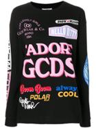 Gcds Multi Print Sweatshirt - Black