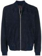 Paul Smith Slim-fit Bomber Jacket - Blue