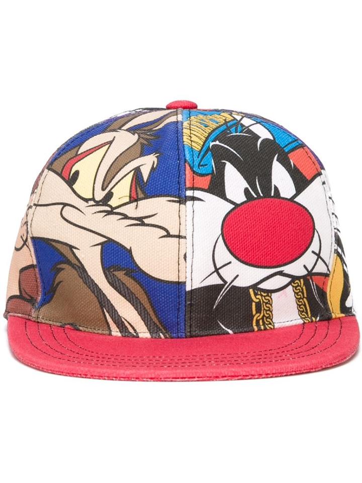 Moschino Looney Tunes Print Cap, Women's, Size: Medium, Cotton