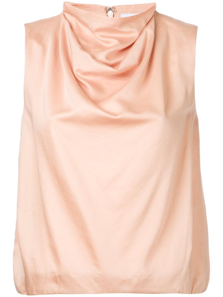 08sircus Draped Neck Top - Pink & Purple