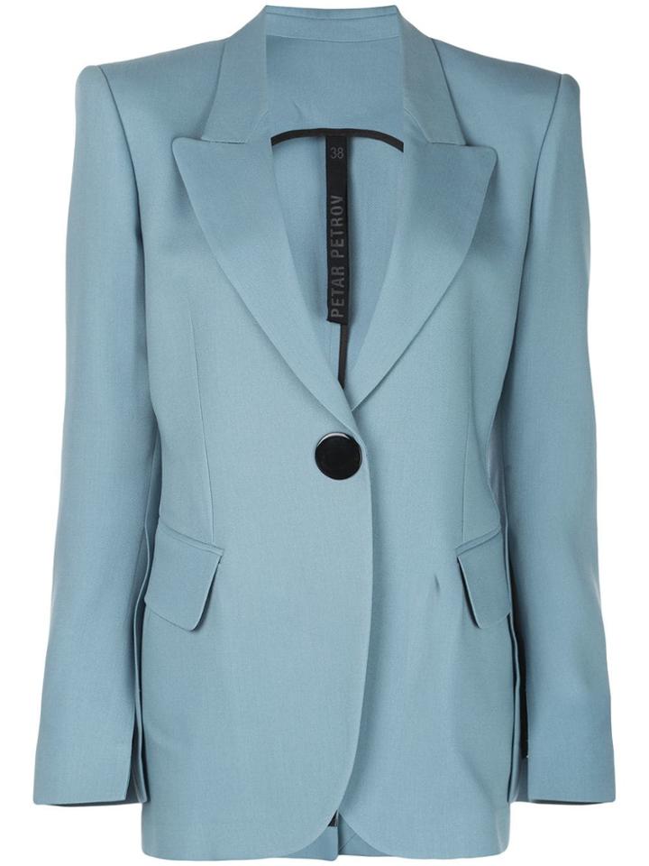 Petar Petrov Jovan Tailored Jacket - Blue