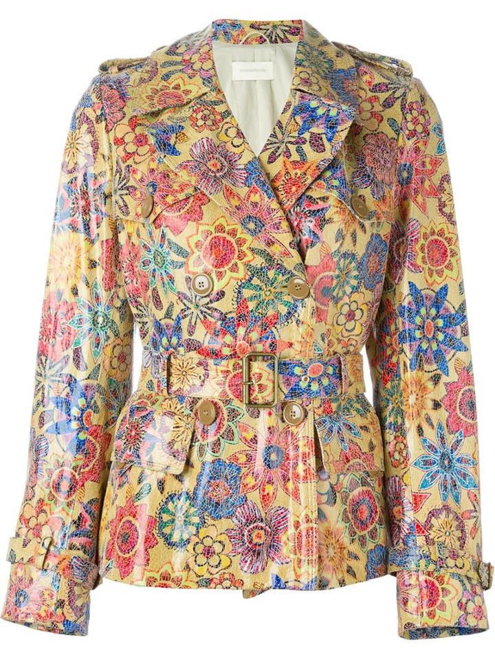 Wunderkind Printed Belted Jacket