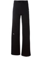 Vetements Logo Embroidered Track Pants, Women's, Size: Xs, Black, Cotton/polyester