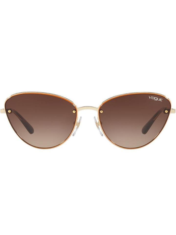 Vogue Eyewear Tinted Cat-eye Sunglasses - Gold