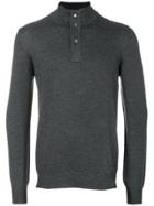 Fay Roll Neck Sweater - Grey