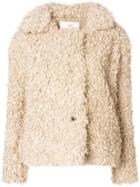 Closed Artificial Fur Jacket - Nude & Neutrals