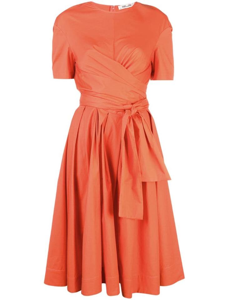 Diane Von Furstenberg Quinn Dress - Orange