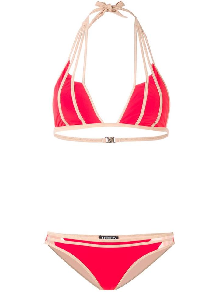Moeva Lucia Bikini, Women's, Size: L, Red, Polyamide/spandex/elastane