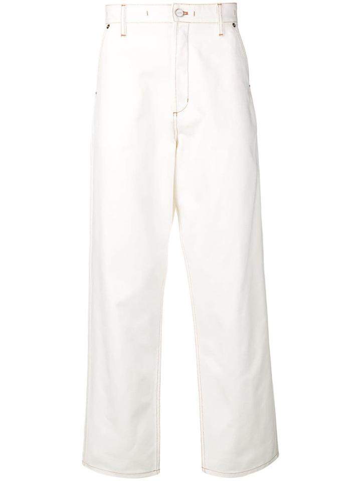 Jacquemus Men Basic Jeans - White