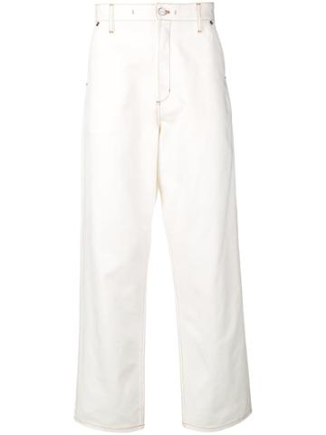Jacquemus Men Basic Jeans - White