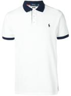 Polo Ralph Lauren Contrast Collar Polo Shirt - White
