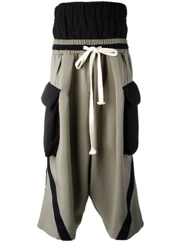 Bmuet(te) Striped Detail Drop-crotch Trousers, Men's, Size: 44, Nude/neutrals, Polyester