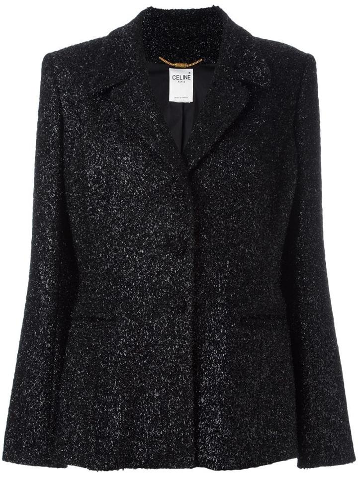 Céline Pre-owned Tinsel Blazer - Black