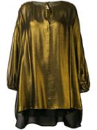 Mes Demoiselles Shift Metallic Blouse